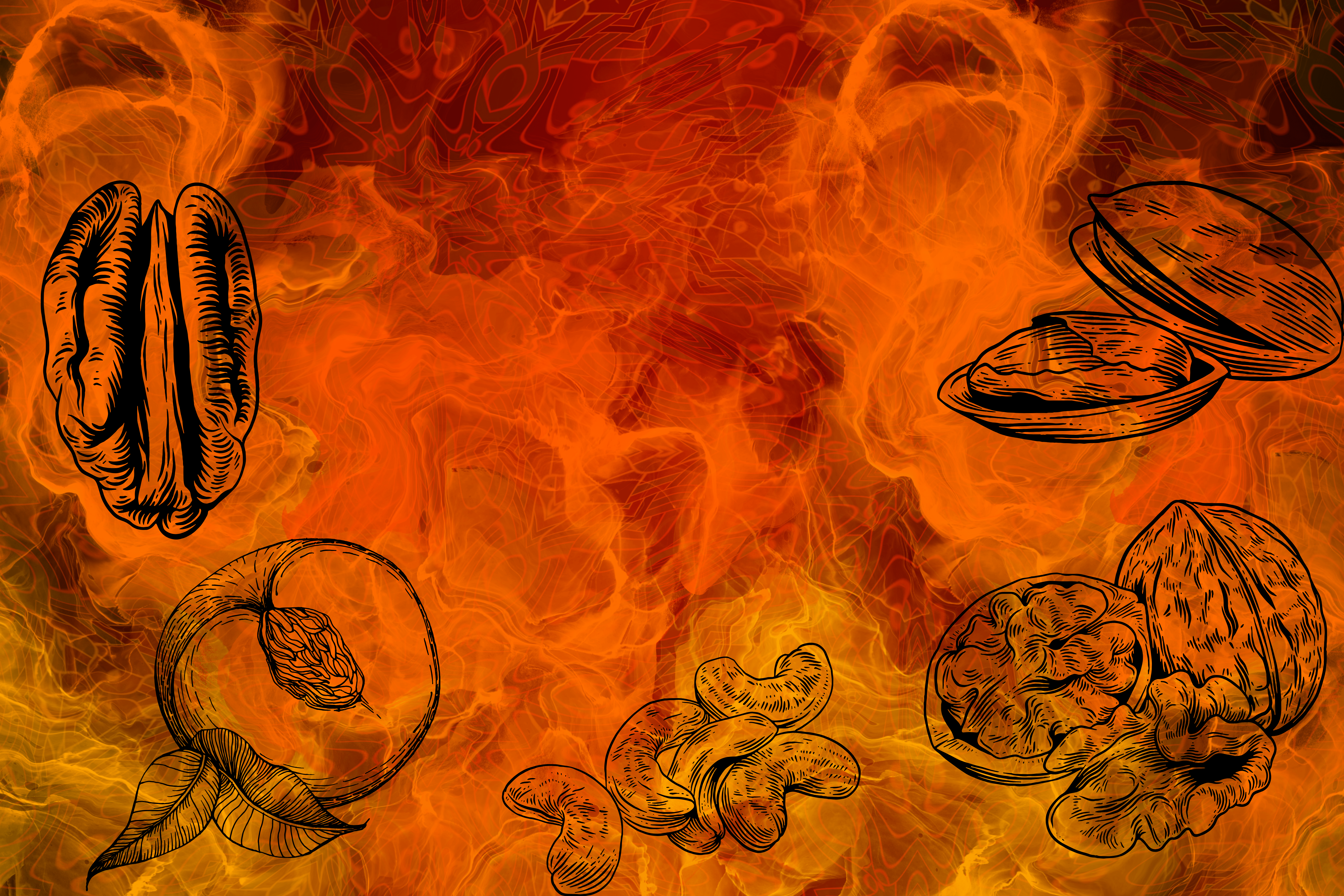 Indian Spices Background